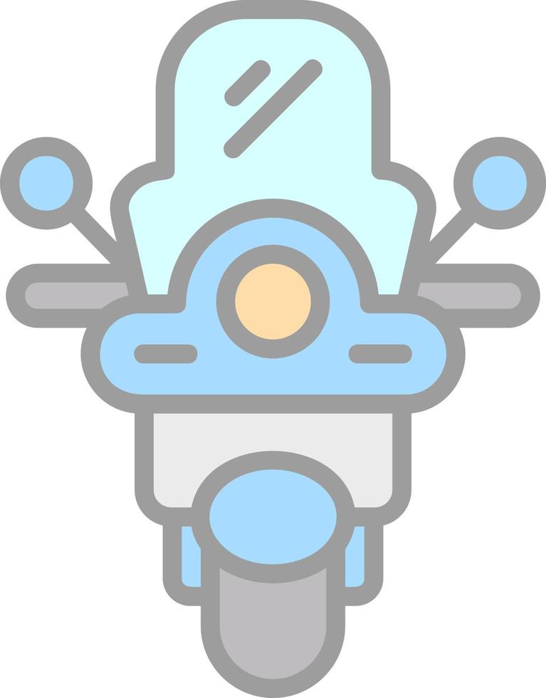 diseño de icono de vector de moto