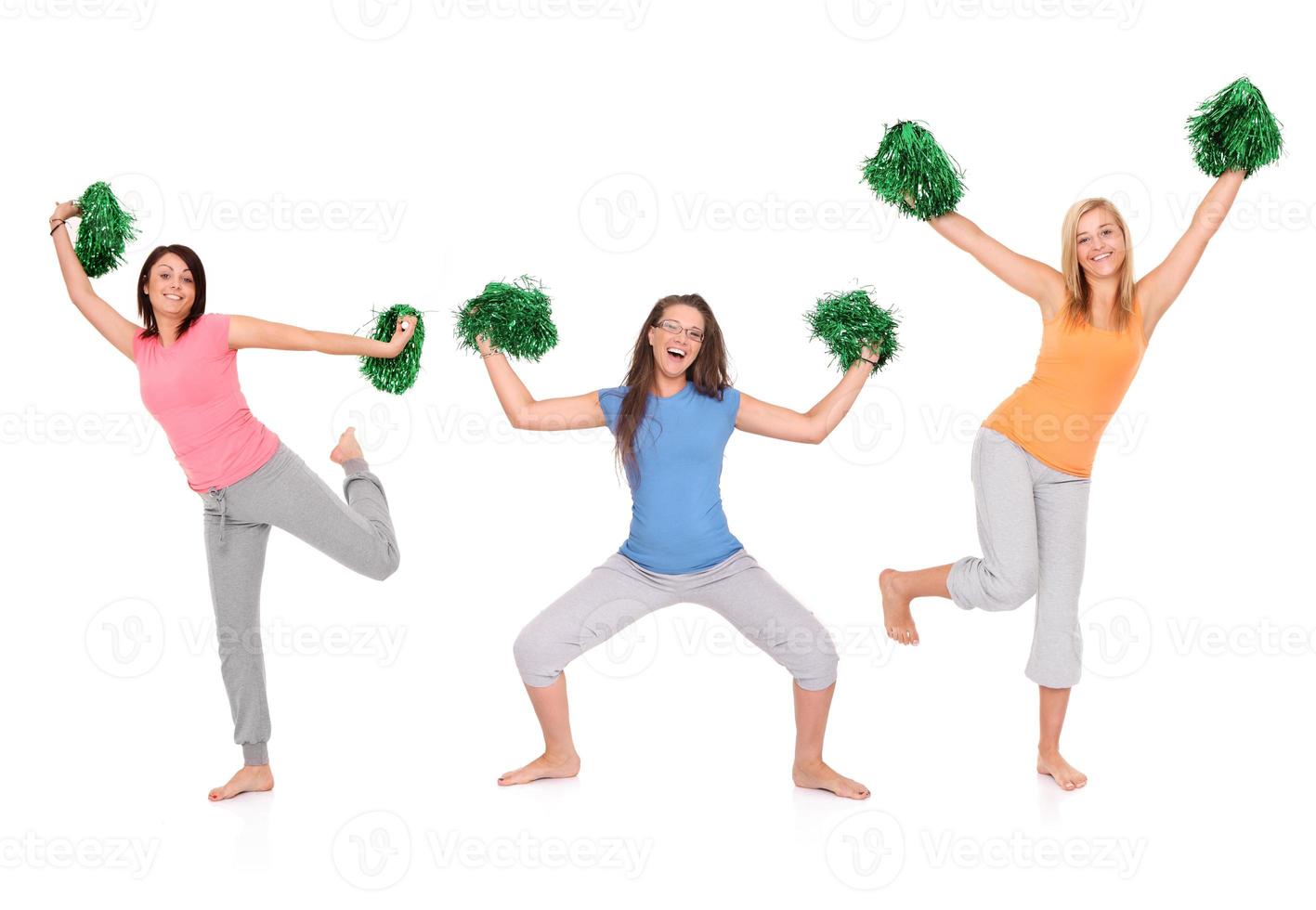 Group of cheerleaders photo