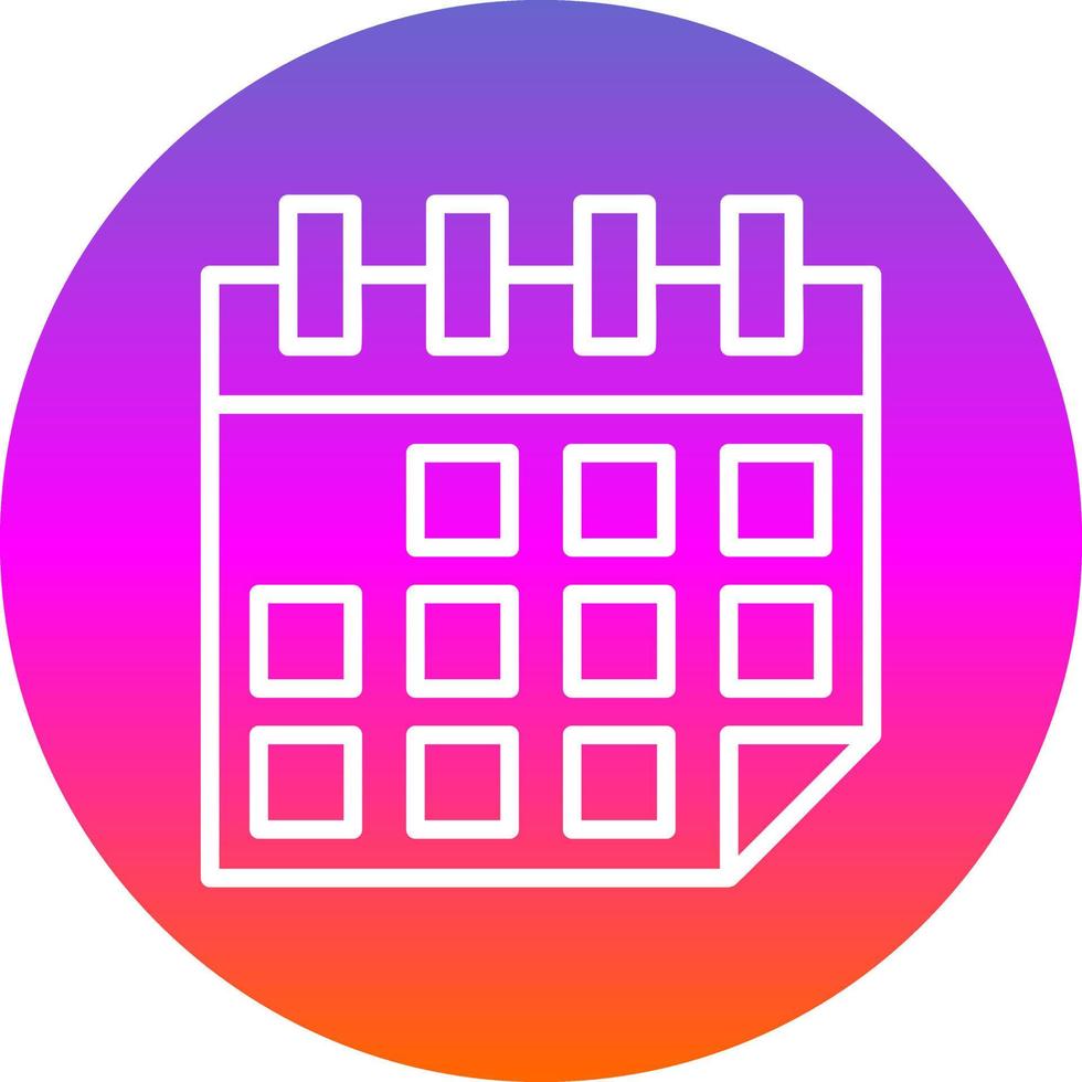 Calendar Vector Icon Design