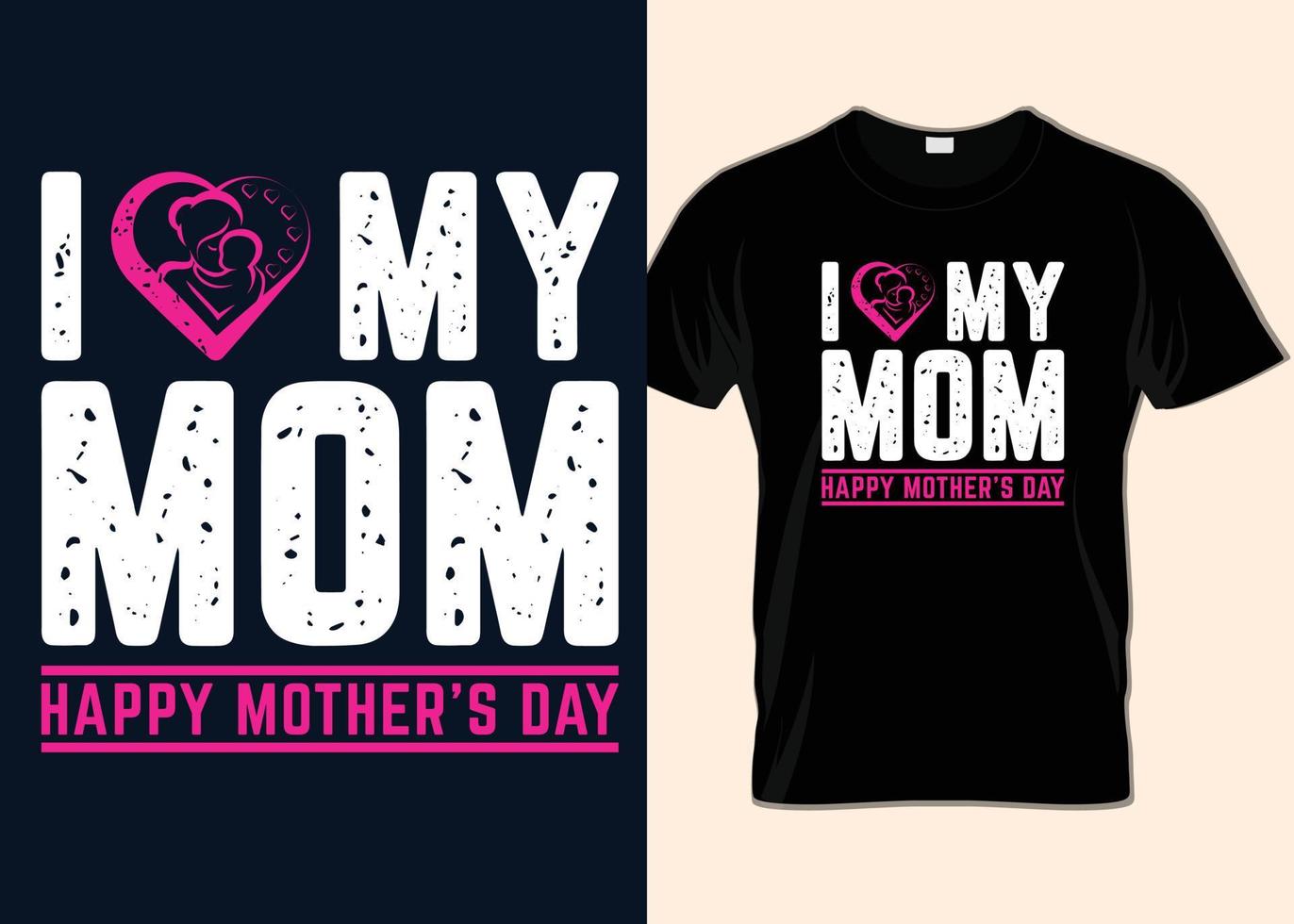 Happy Mother's day T-shirt design vector