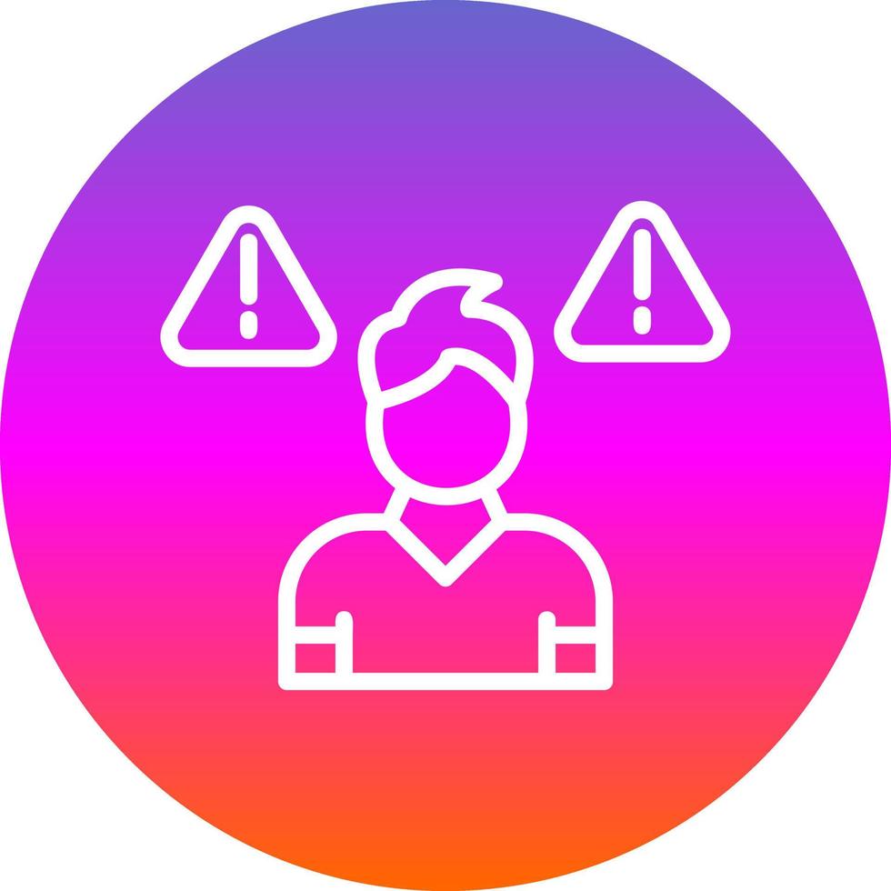 Unemployed Vector Icon Design
