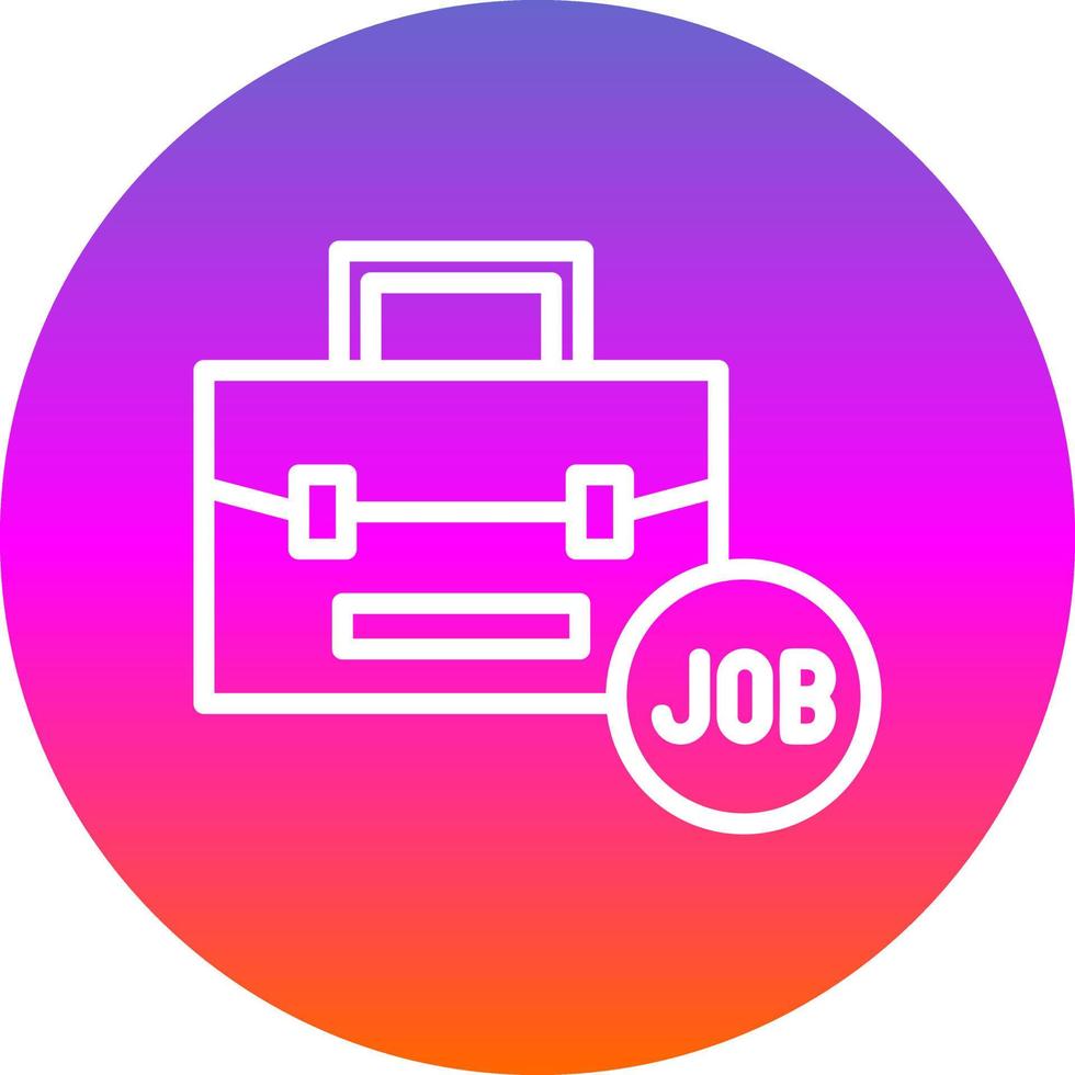 Job Vector Icon Design