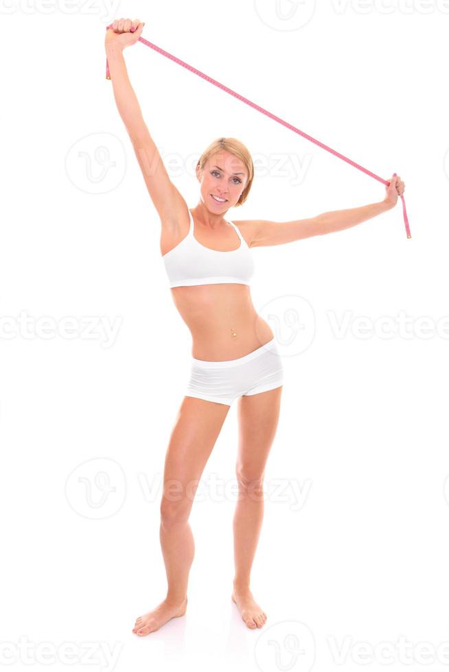 Woman for fitness concept photo