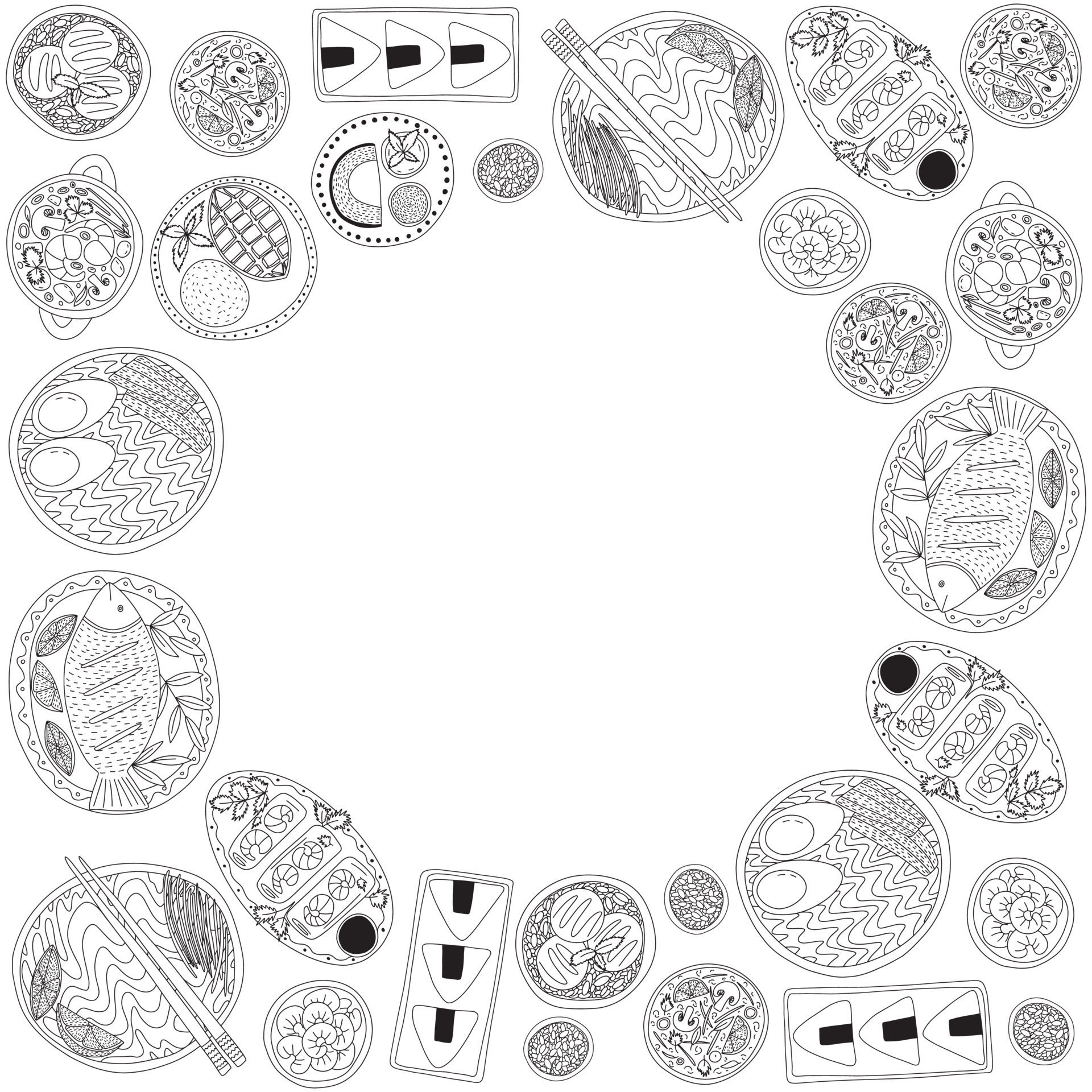 Vector Set Of Thai Cuisine Dishes Frame Different Kinds Of Thai Food Set Isolated 16582235 vector-set-of-thai-cuisine-dishes-frame-different-kinds-of-thai-food-set-isolated-16582235