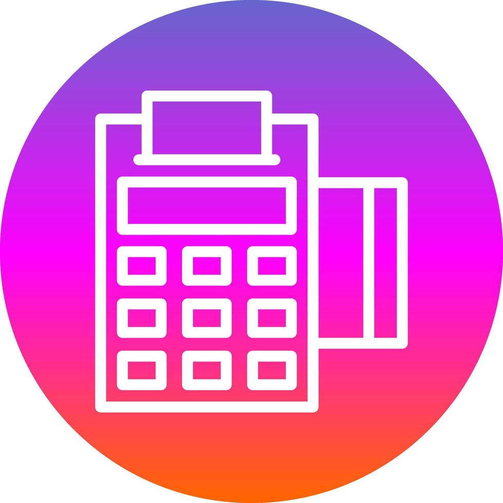 Pos Terminal Vector Icon Design