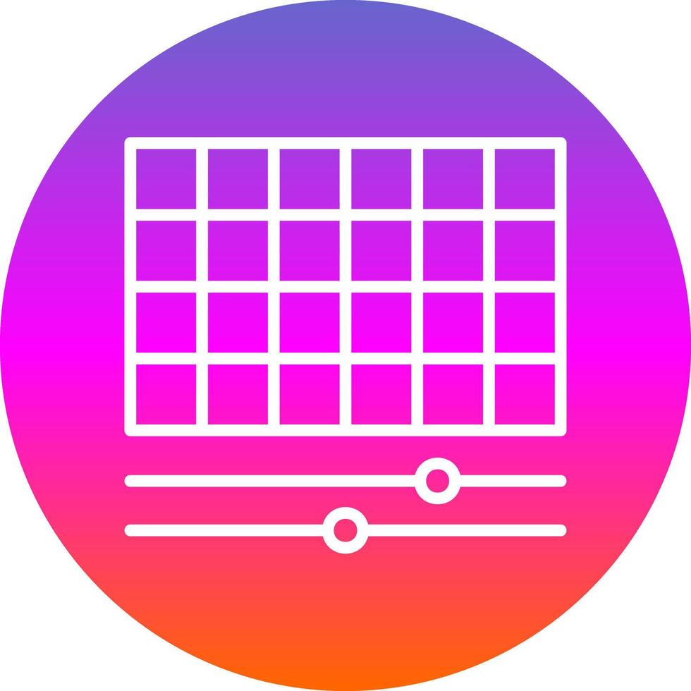 Color Adjustment Vector Icon Design