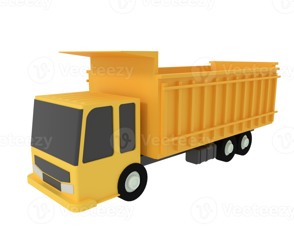 3d illustration of Haul Truck png