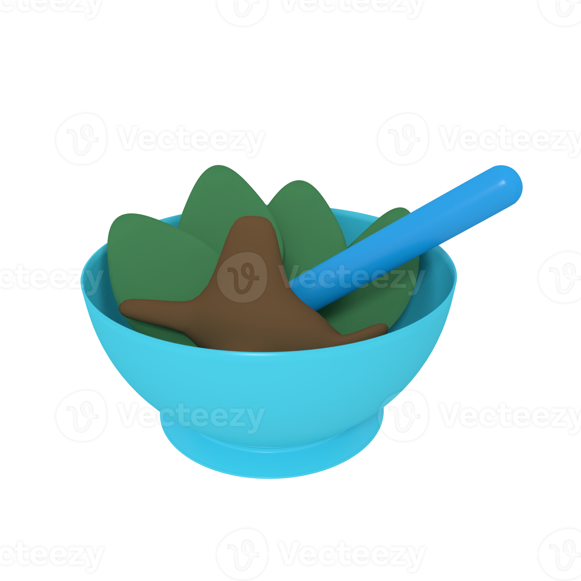 3d illustration of Medicine Crusher Bowl 16582383 PNG