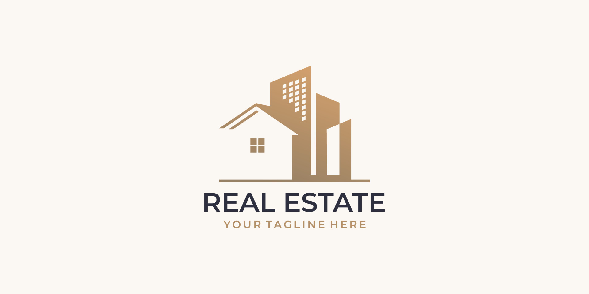 building real estate logo design inspiration. Premium Vector 16582394 ...