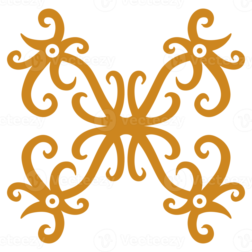 typical Kalimantan batik motifs 16582699 PNG