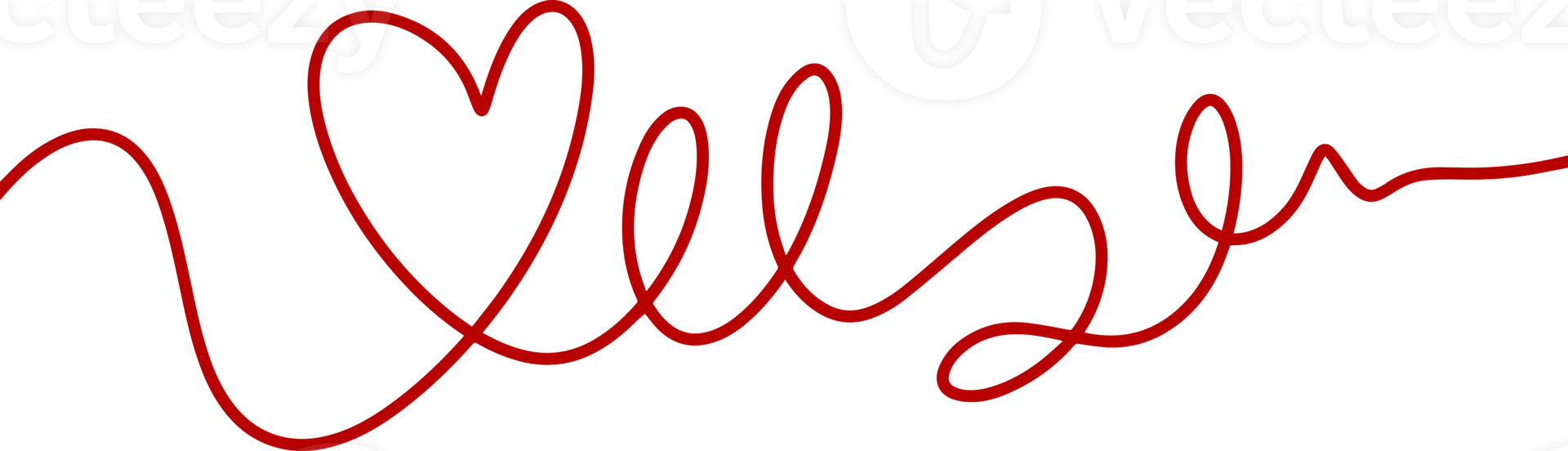 Valentine Love Line Illustration png