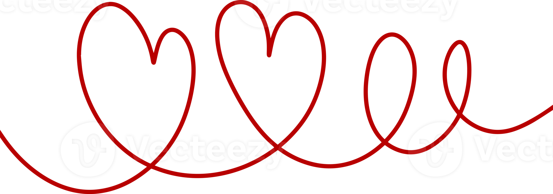 Love Line Illustration for Valentine Day png