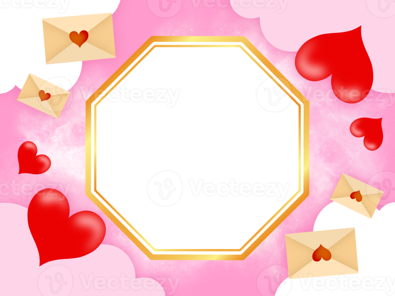 Valentine Day Frame Background png