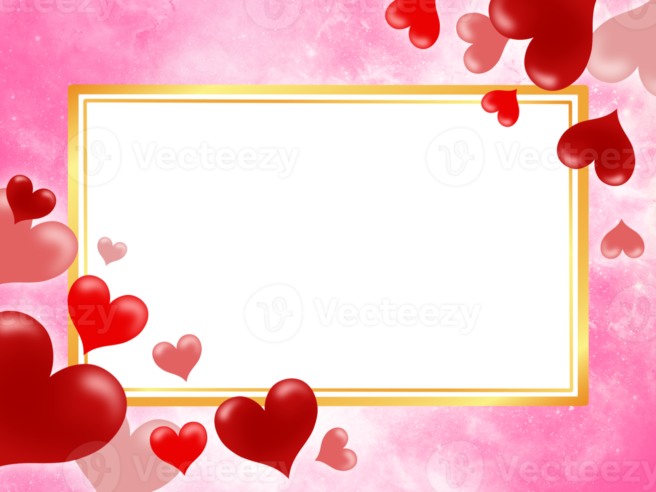 Valentine Love Frame Background png