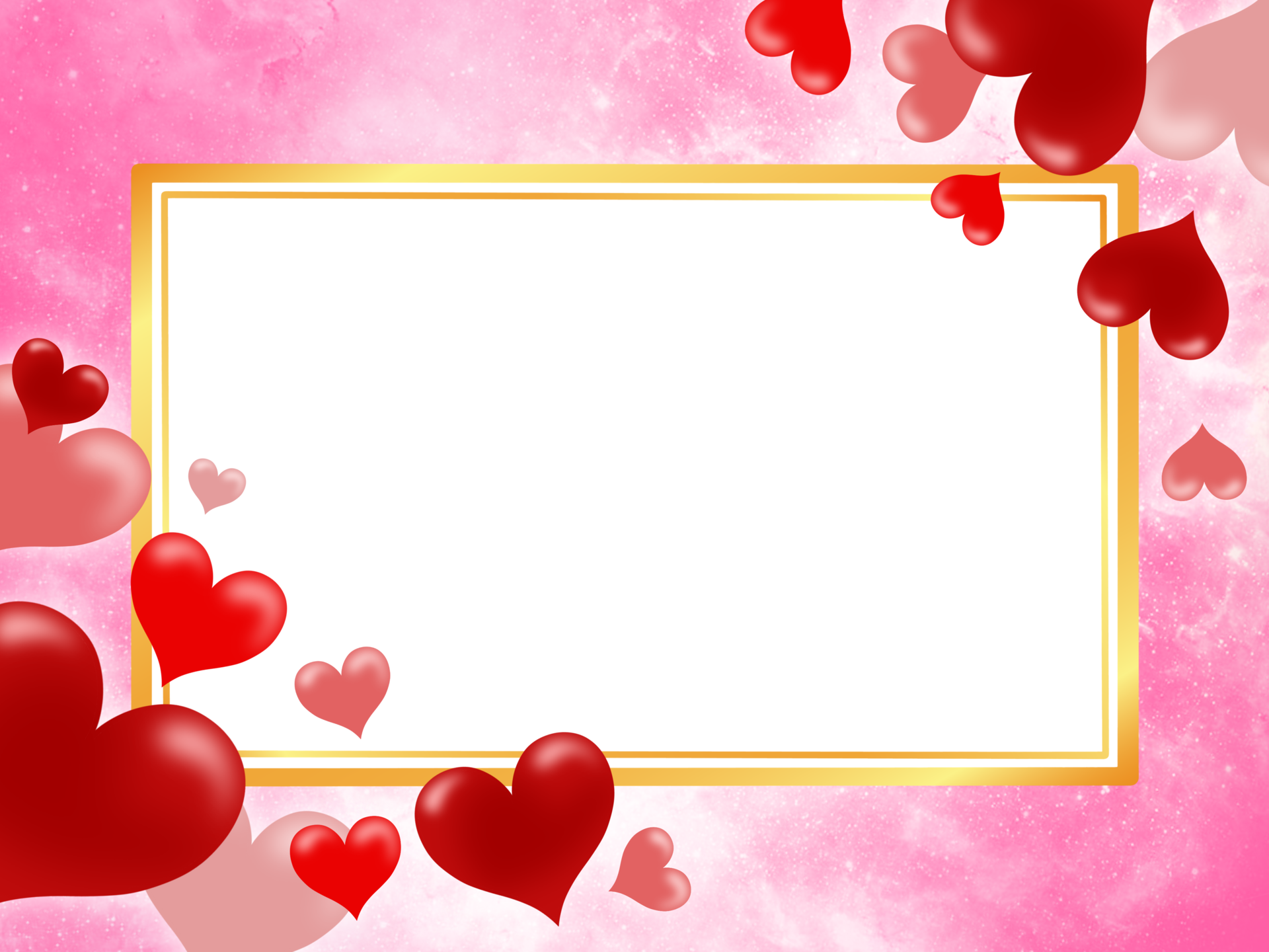 Valentine Frame Background 16583175 PNG