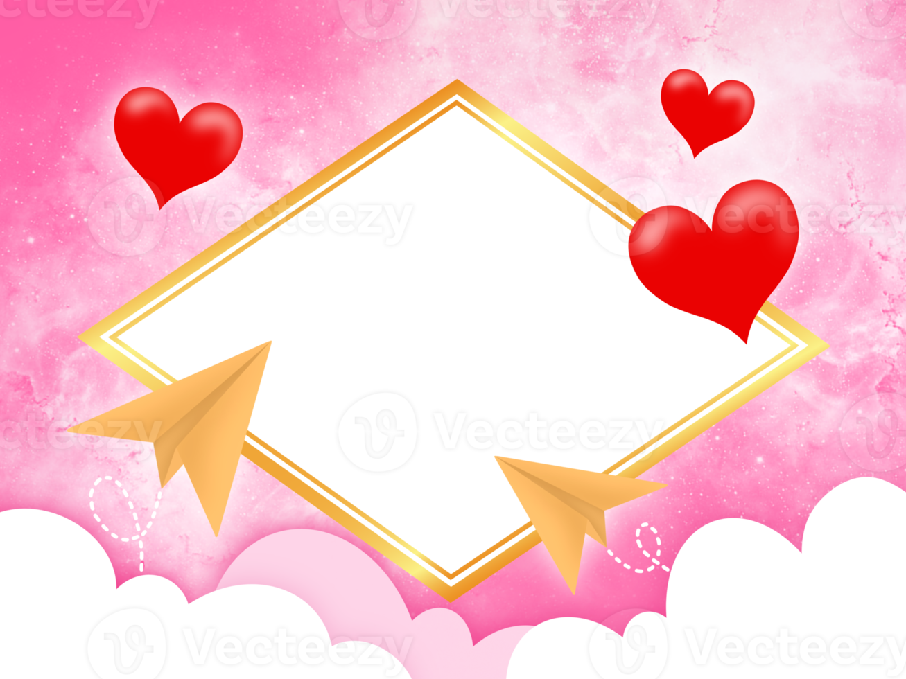 Valentine Frame Background png