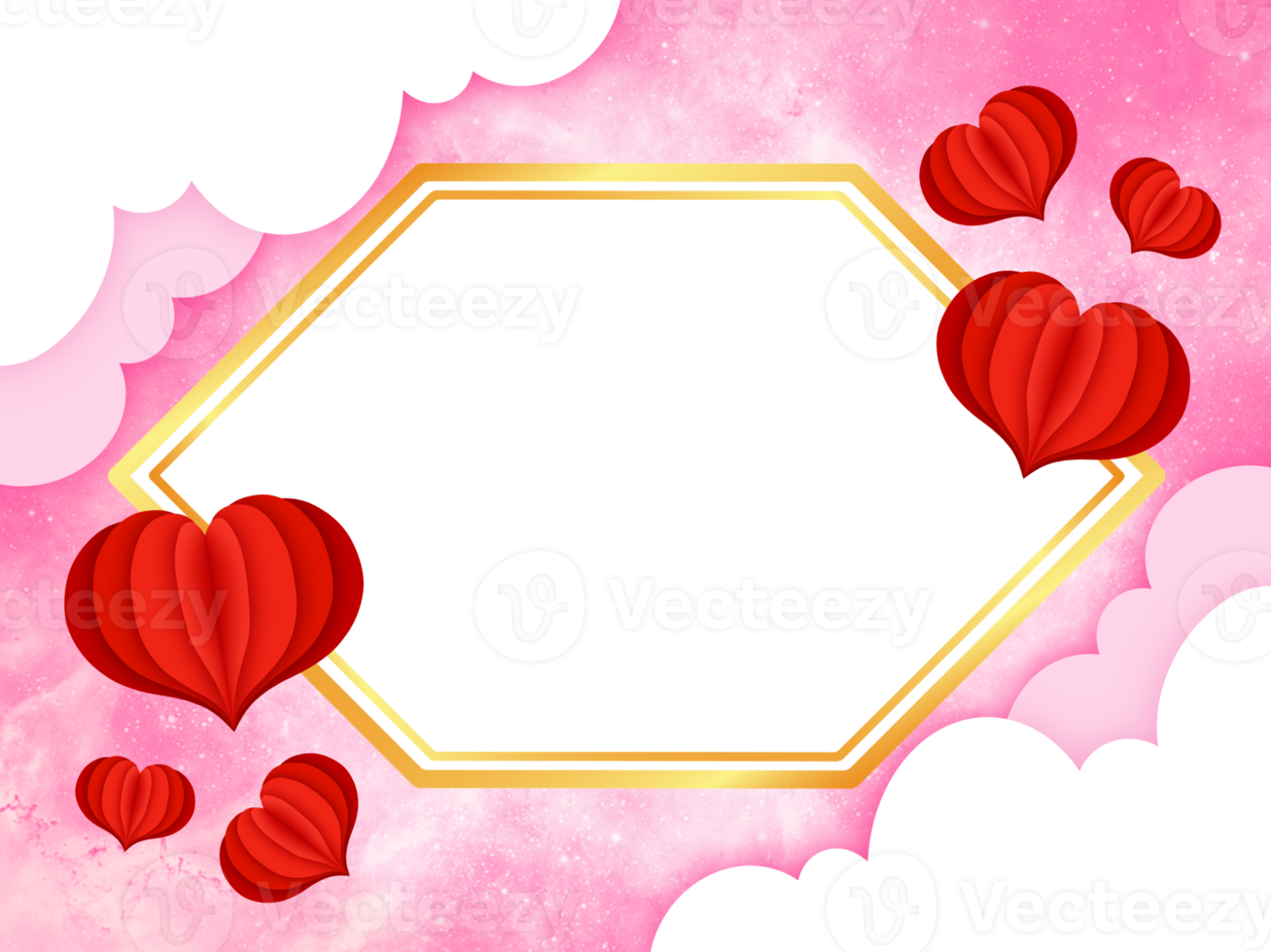 Valentine Frame Background 16583175 PNG