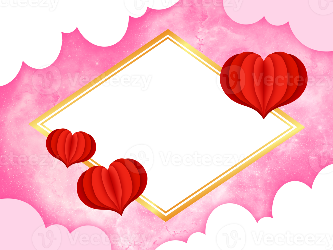 Valentine Love Frame Background 16583179 PNG