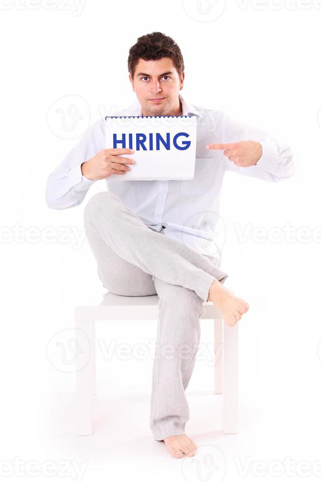 We're hiring now concept photo