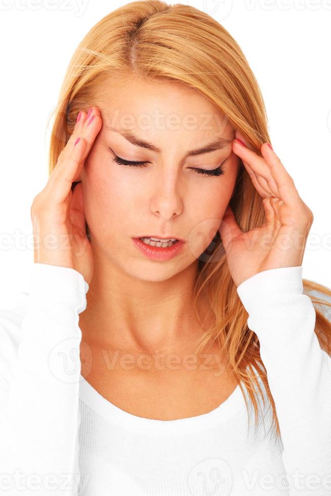 Woman with Migraine photo