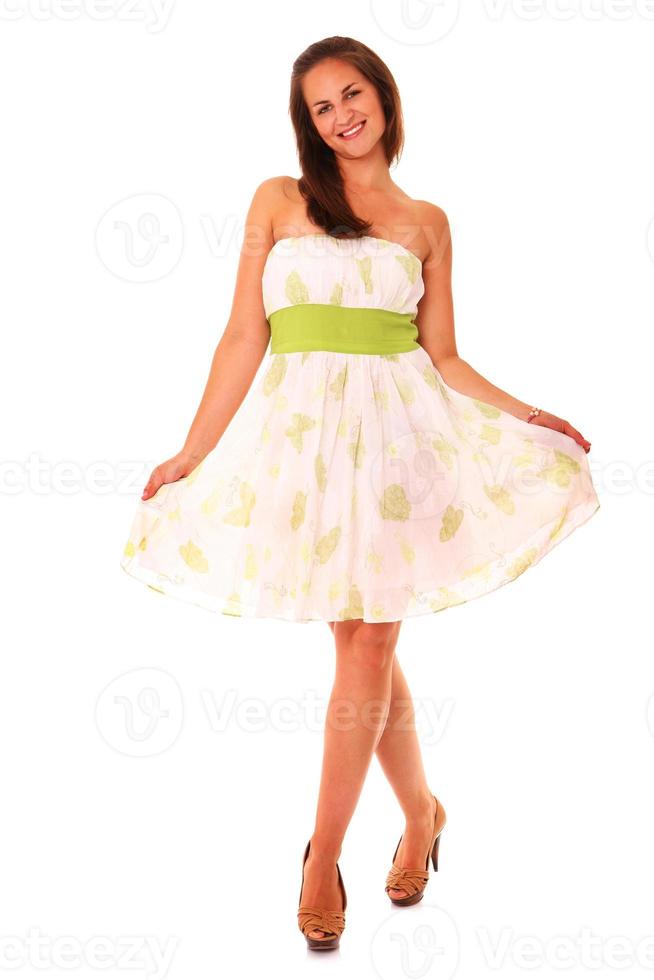 Woman with Summer dress photo