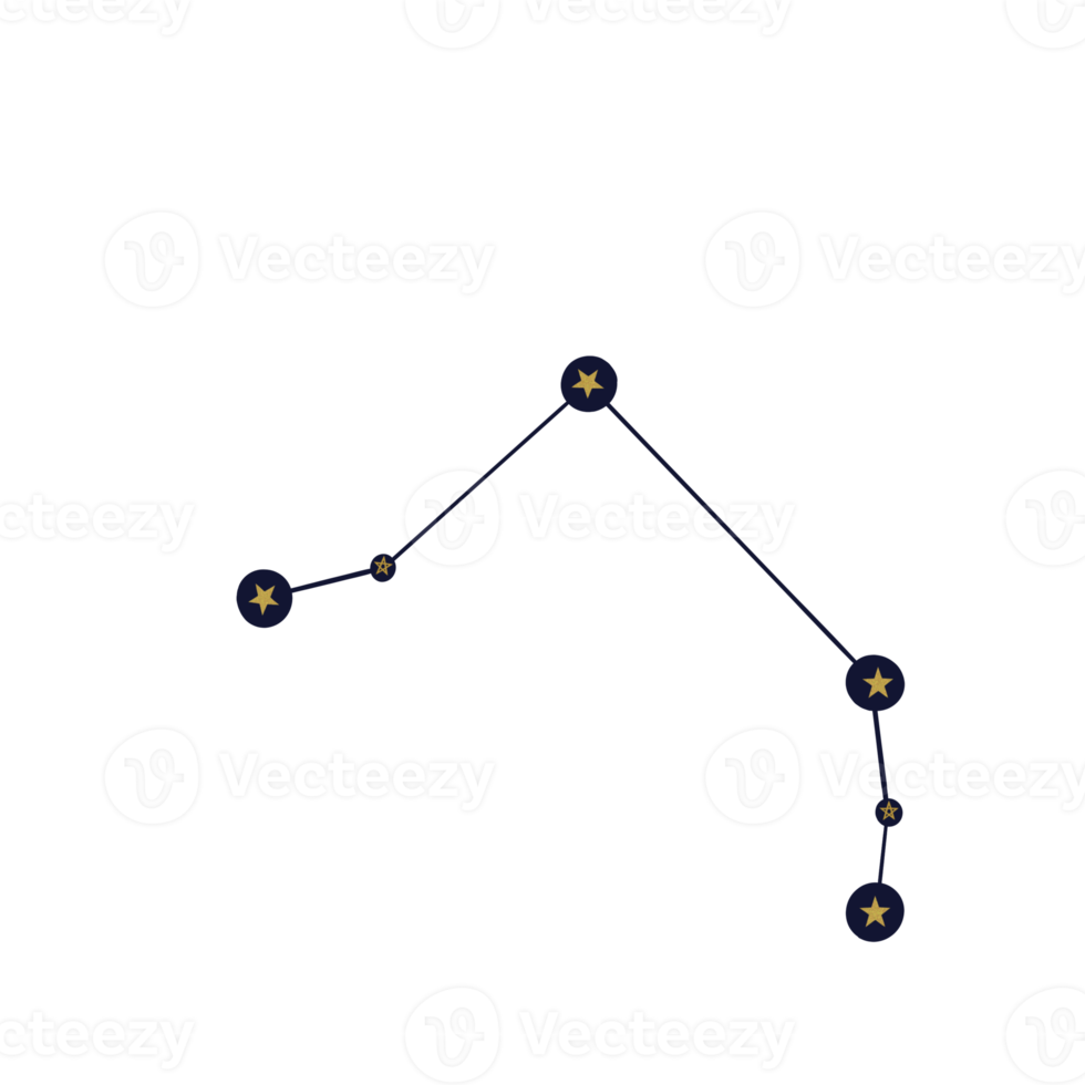 Tierkreis Konstellation. Sternzeichen. png