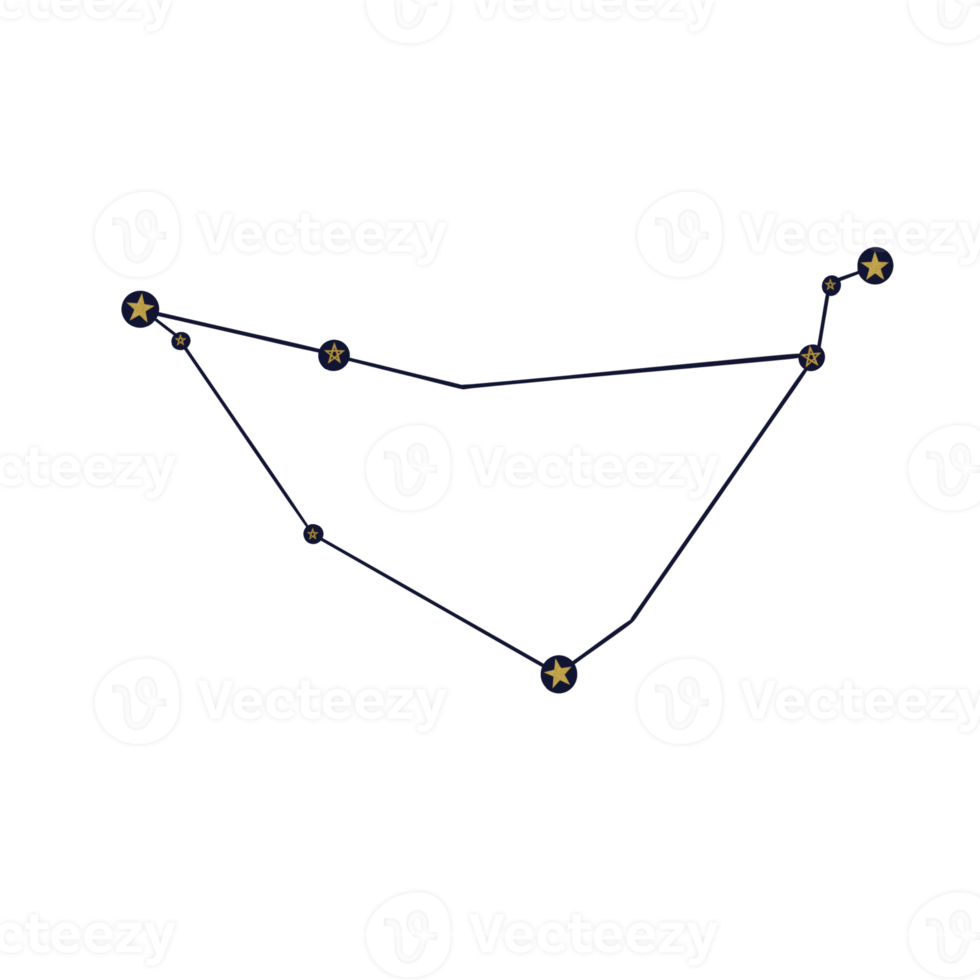 Tierkreis Konstellation. Sternzeichen png