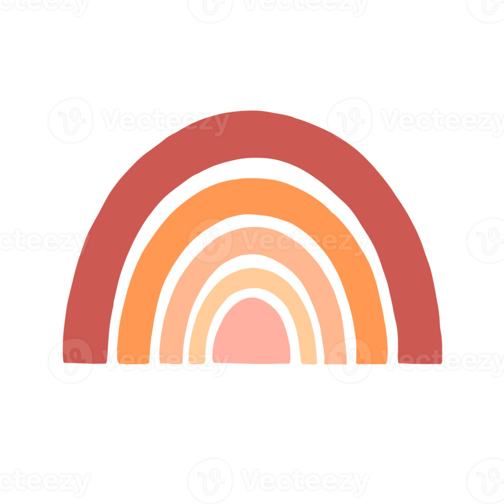 biologico arcobaleno. carino arcobaleno. png