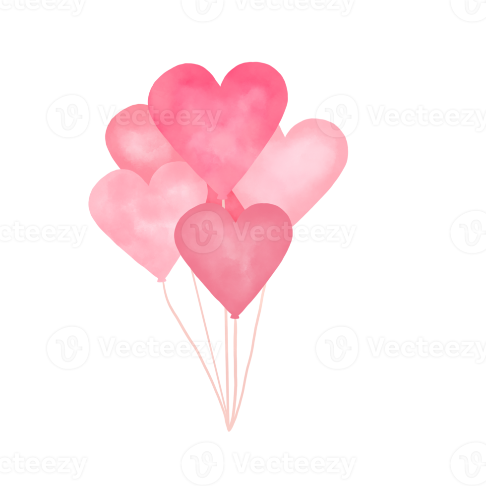Pink Balloons. Valentine Day. Valentine Balloon Heart. Valentine symbol. png