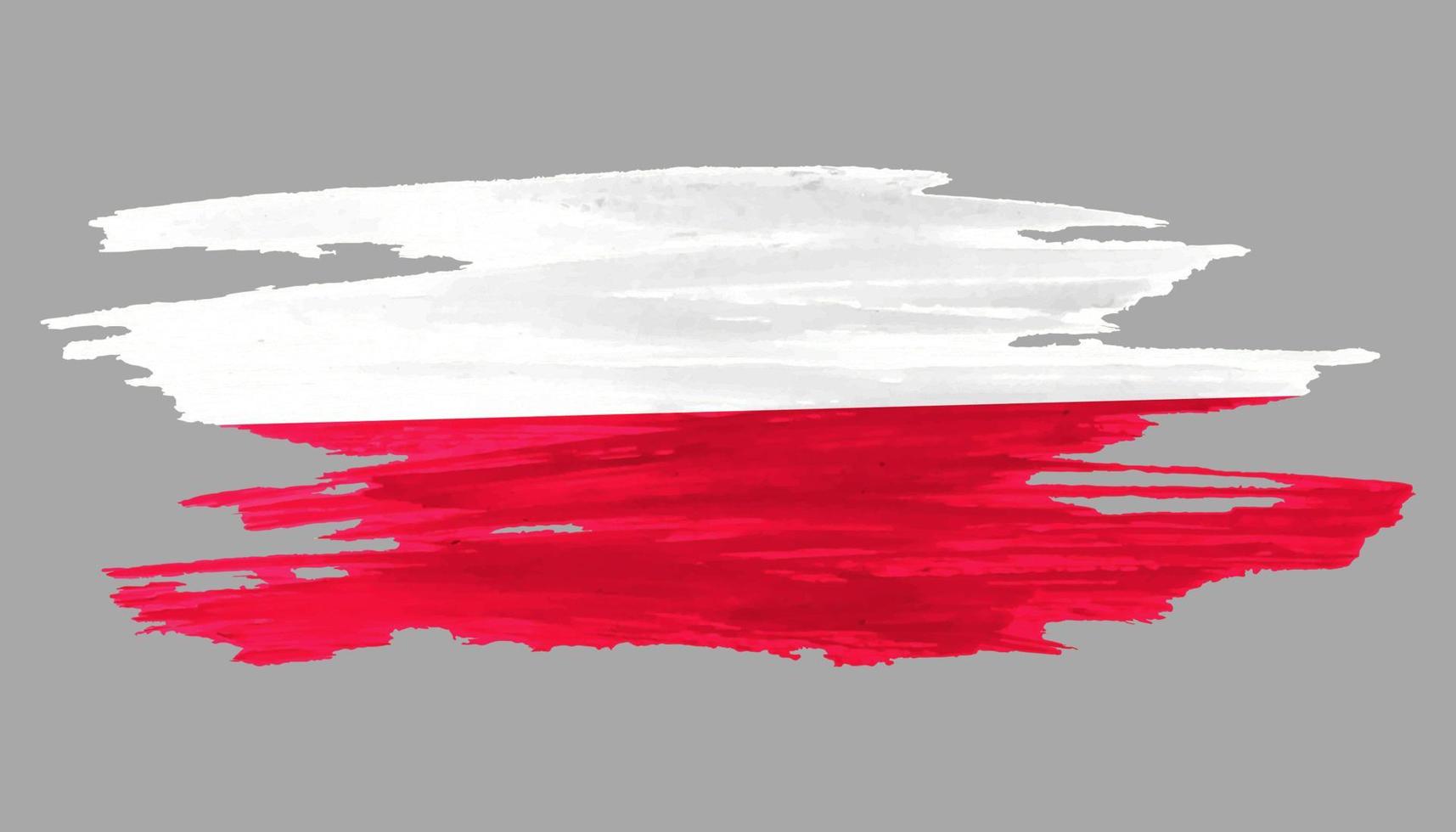 bandera nacional de polonia vector