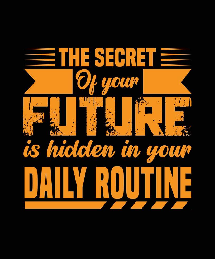 secret Modern motivation Typography T Shirt Design, open your mind vector