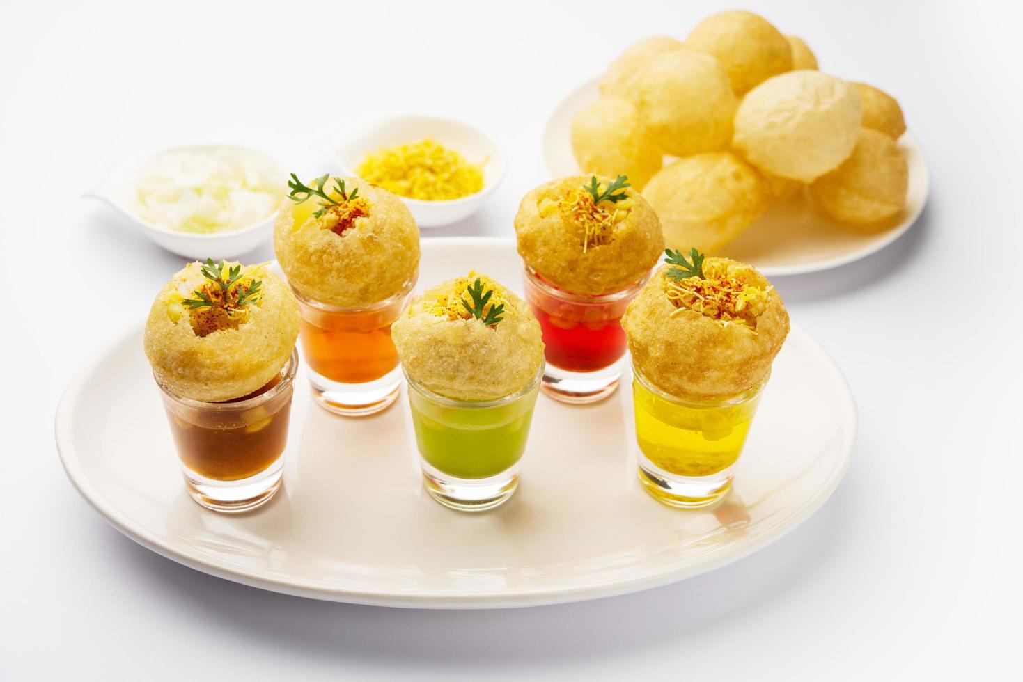 Panipuri shot or Golgappa Shots photo