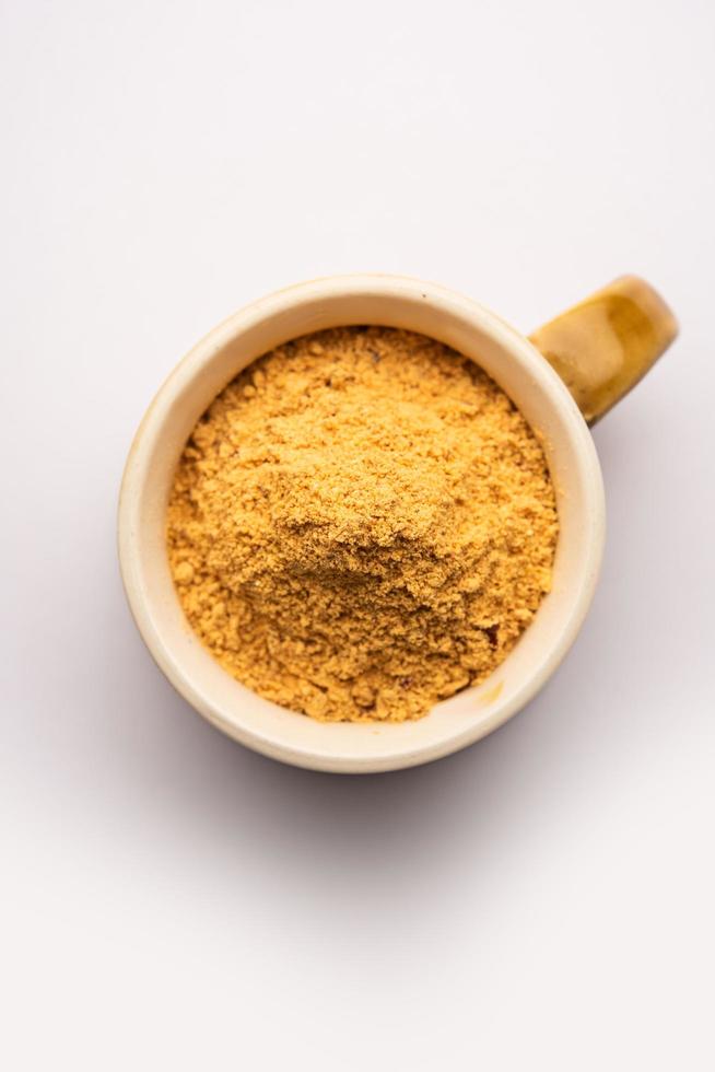 Idli Podi or chutney Powder- dry condiment for South Indian breakfast photo