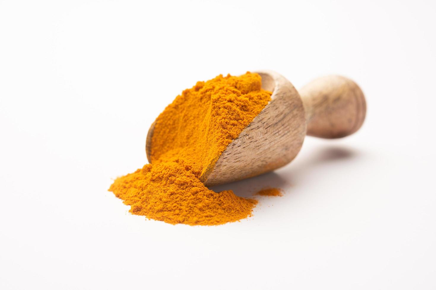 Turmeric powder used for cooking in indian photo