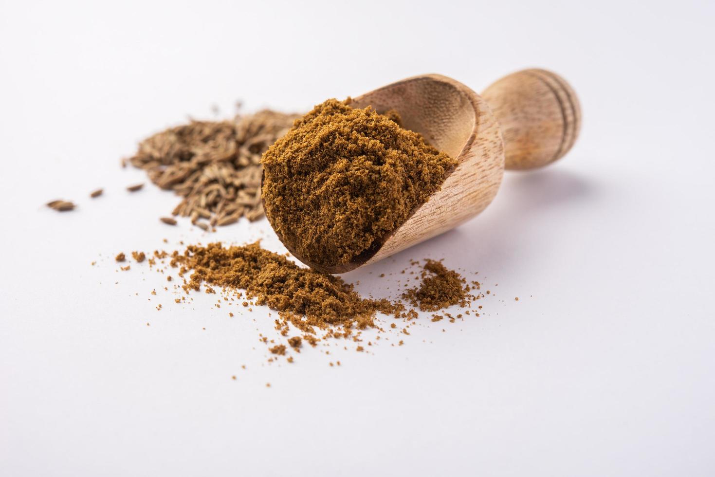 Jeera powder indian spice photo