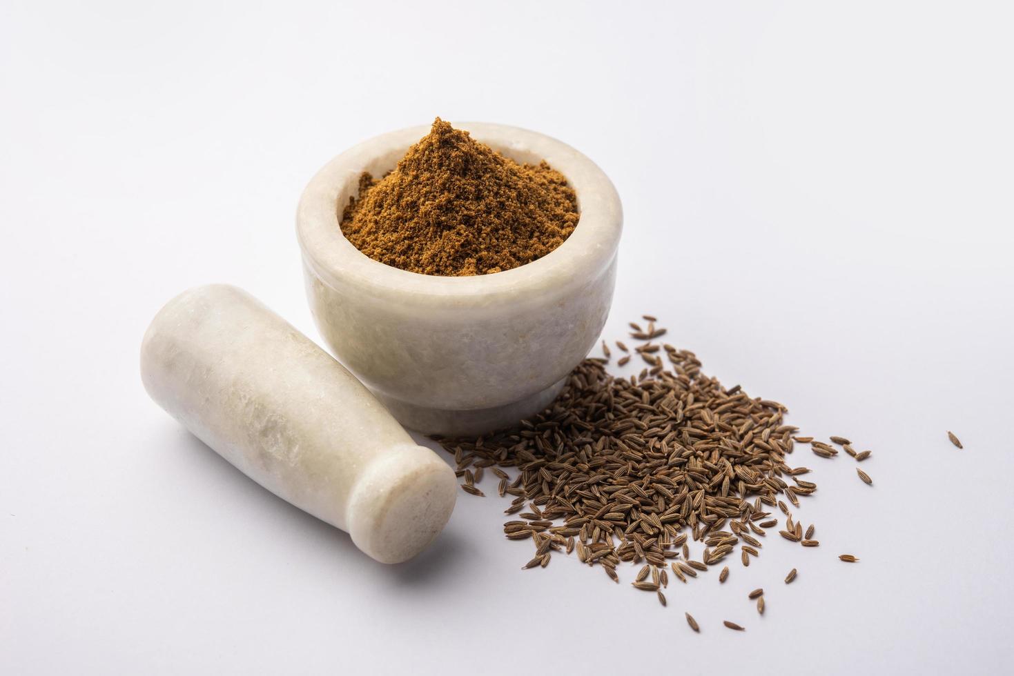 Jeera powder indian spice photo