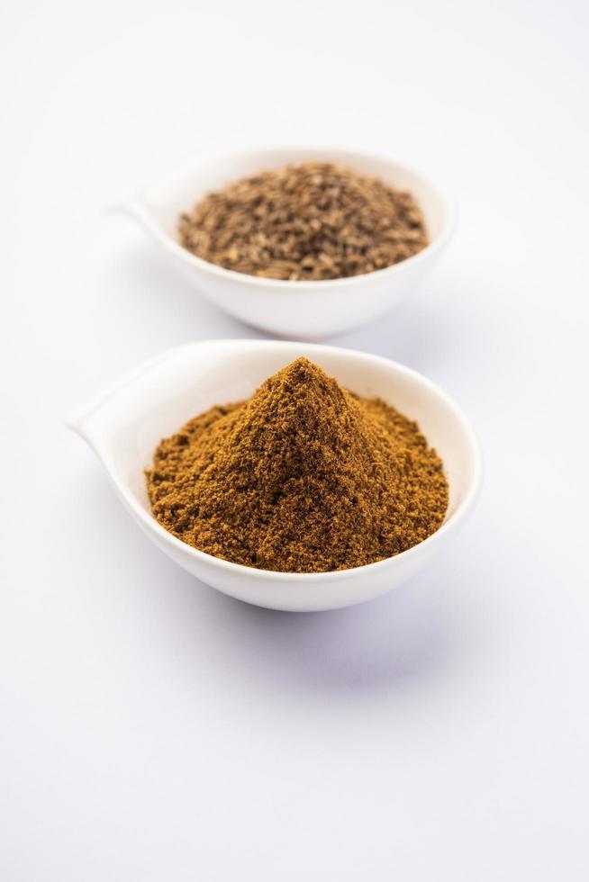 Jeera powder indian spice 16584602 Stock Photo at Vecteezy