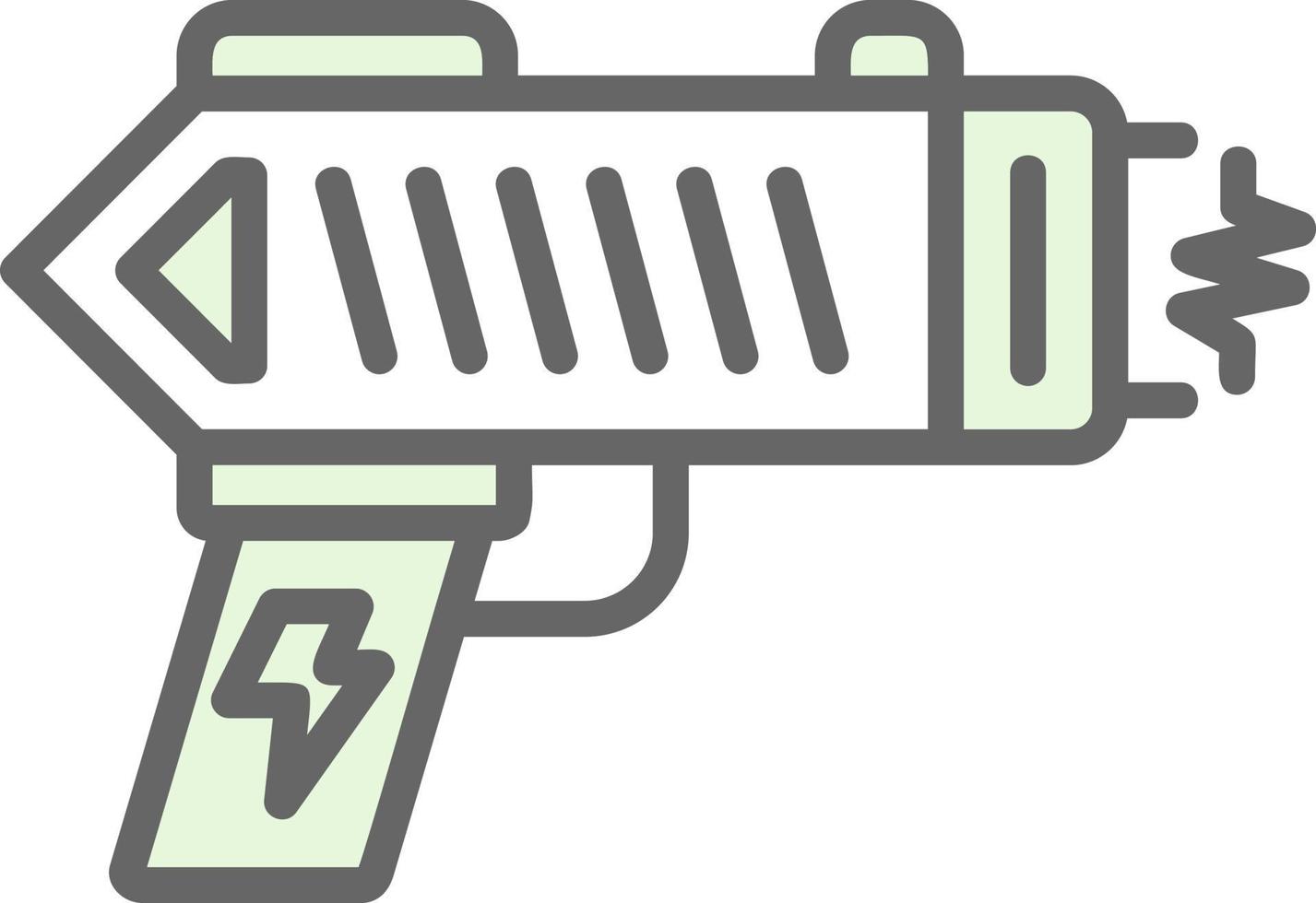 Stun Gun Vector Icon Design