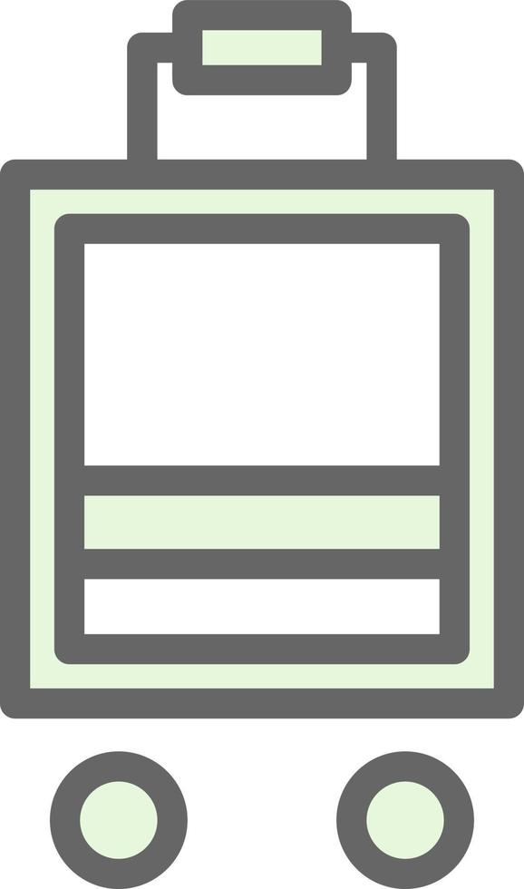 Baggages Vector Icon Design