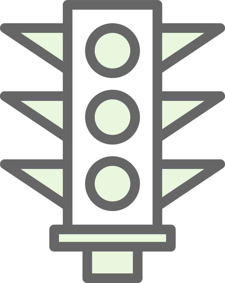 Traffic Signal Vector Icon Design