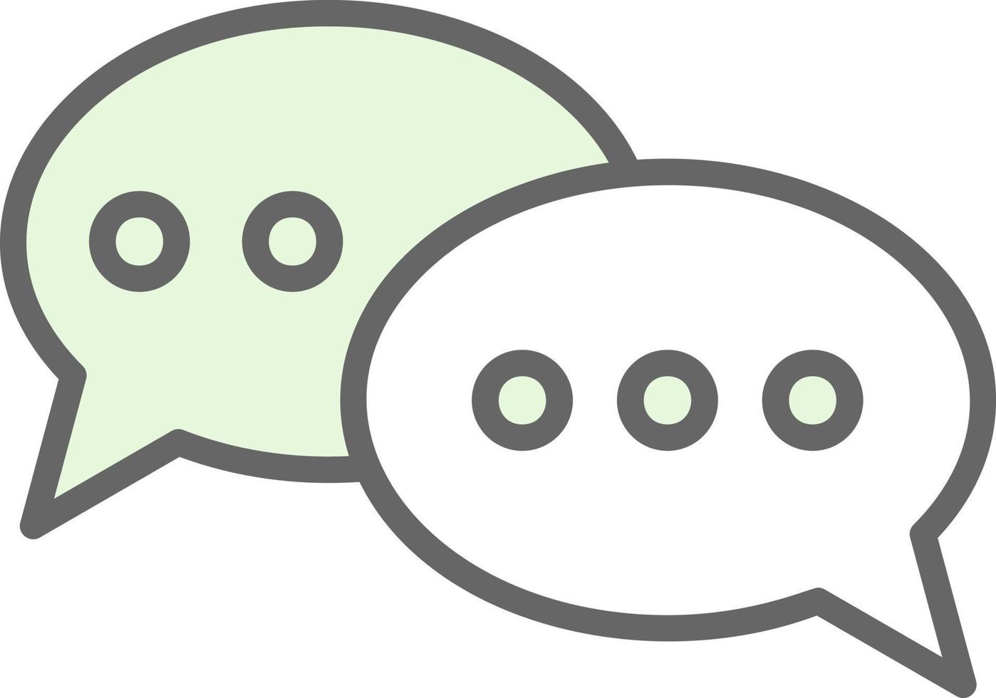 Conversation Vector Icon Design