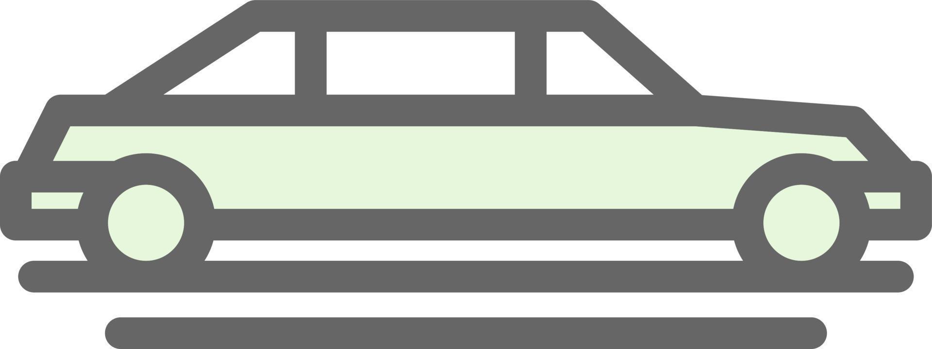 Limousine Vector Icon Design