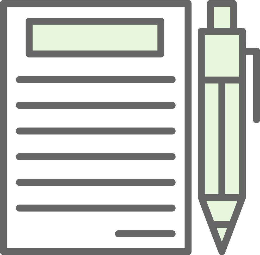 Contract Vector Icon Design