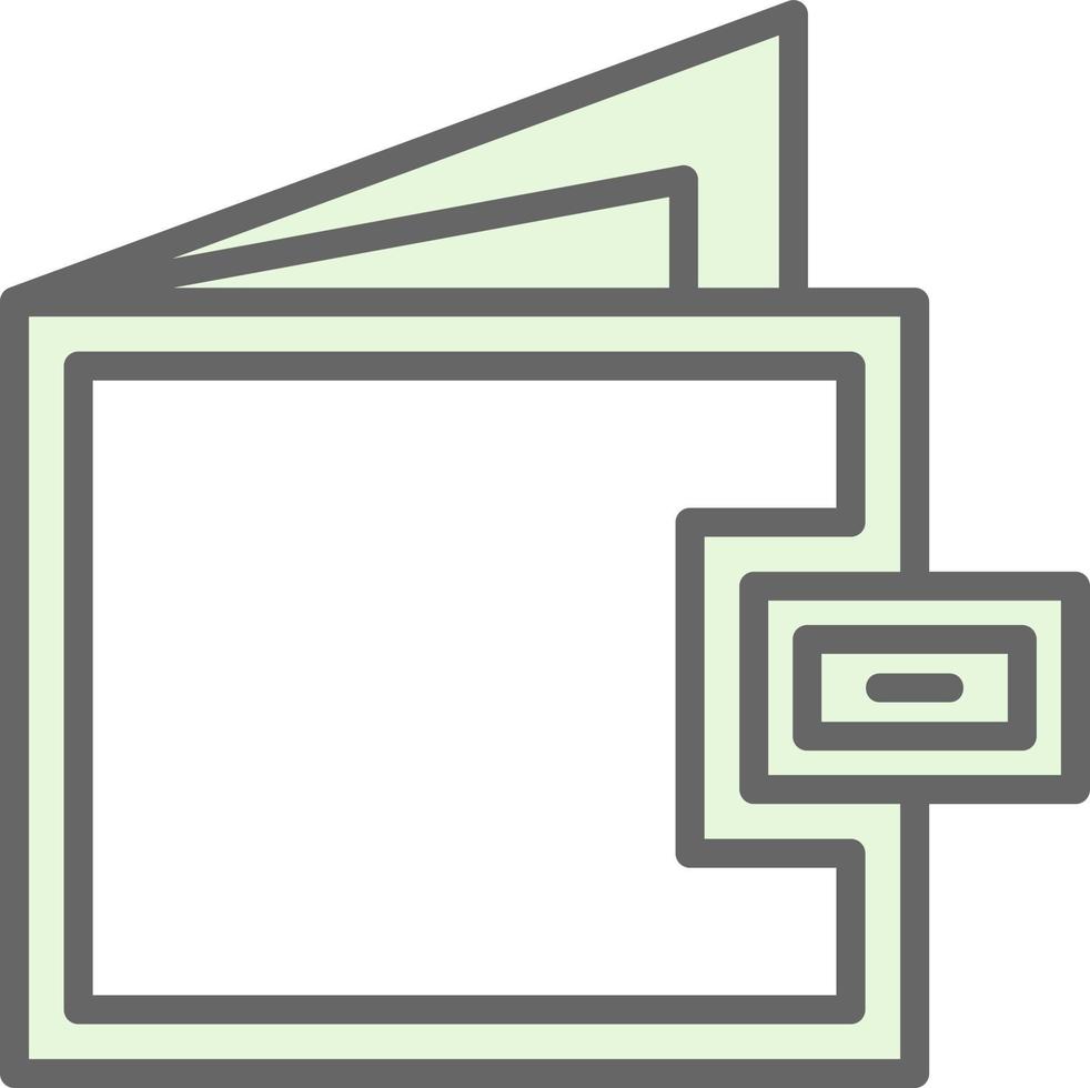 Wallet Vector Icon Design