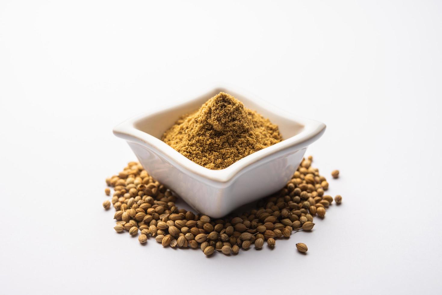 coriander powder or dhaniya powder photo