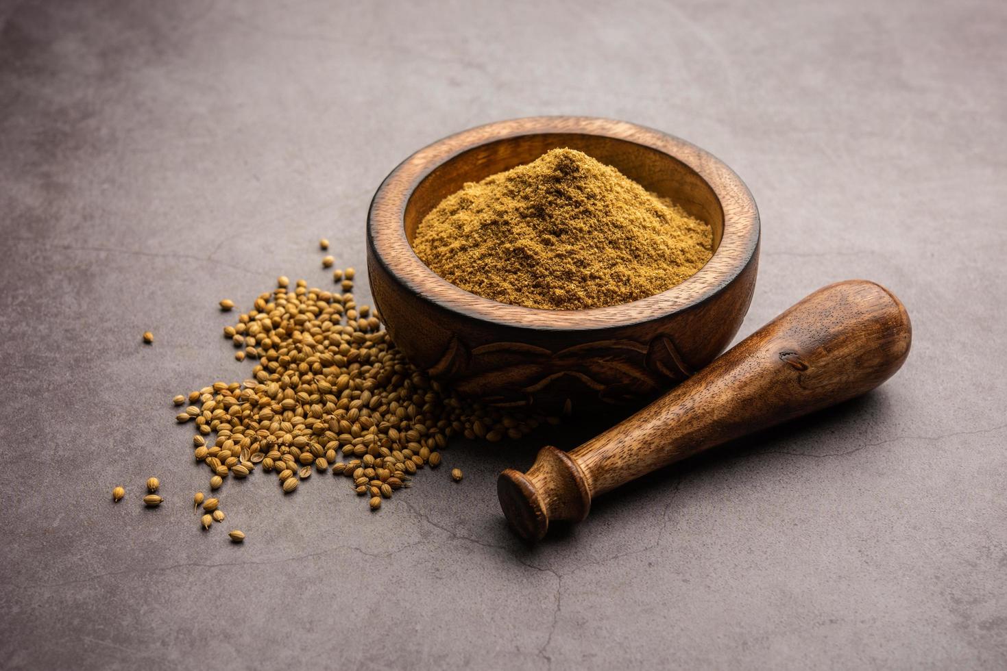 coriander powder or dhaniya powder photo