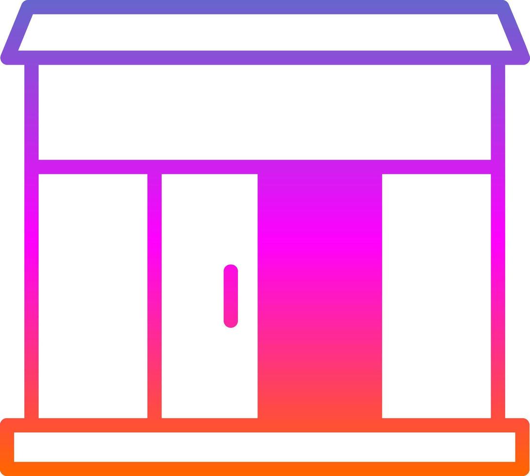 Storefront Vector Icon Design