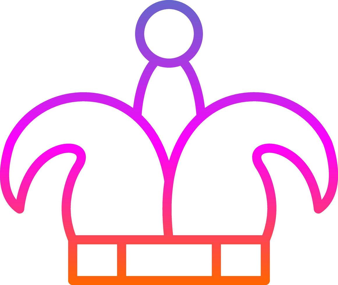 Joker Hat Vector Icon Design