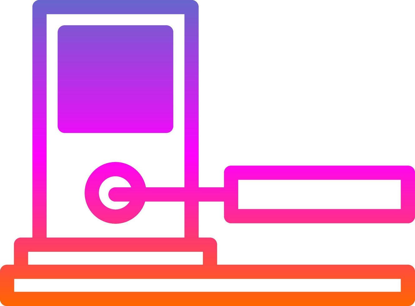 Toll Road Vector Icon Design