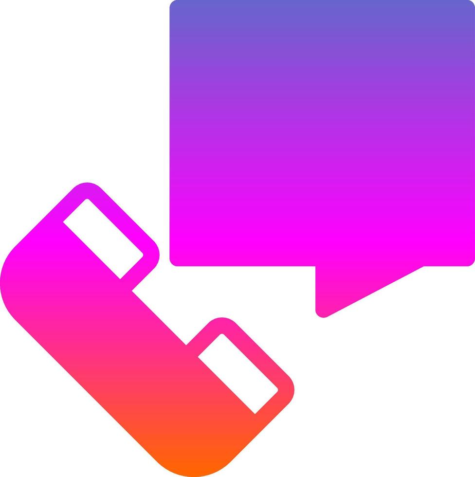 Calling Vector Icon Design